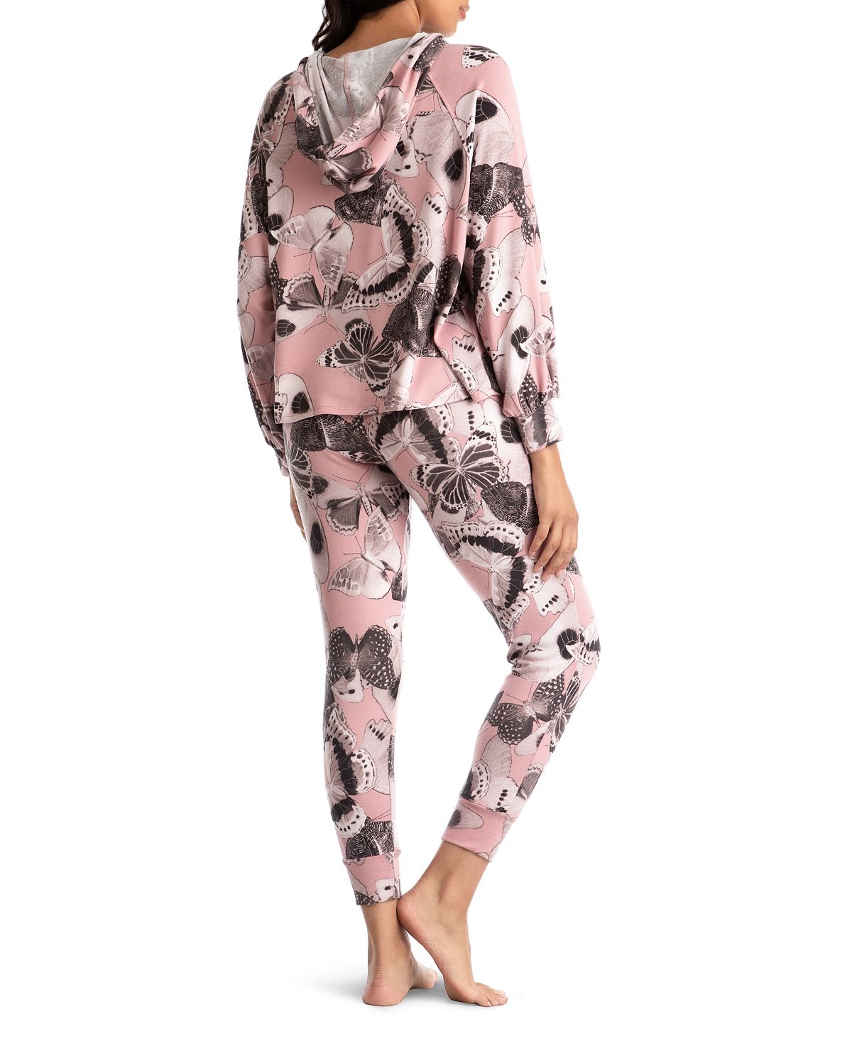 Juno Hacci Midnight Bakery Women's 2 Piece Pajama Set, Pink