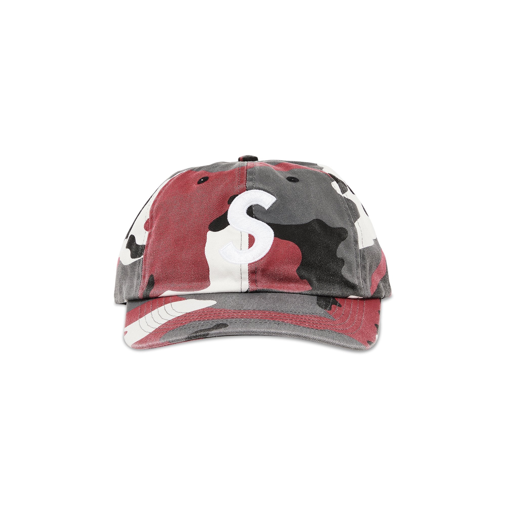 Supreme Pigment Print S Logo Bag 6 Panel Red Camo