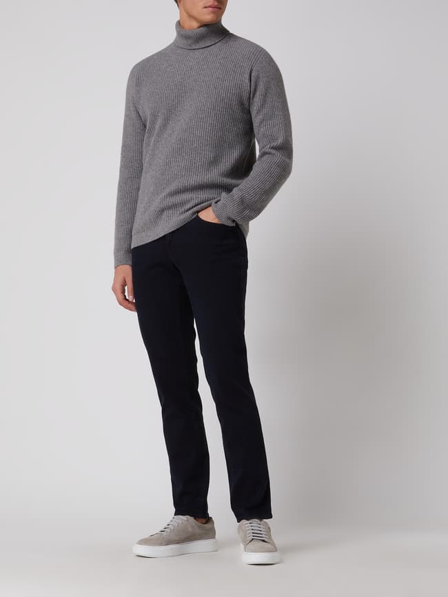 Straight-leg jeans with stretch, model "Cadiz" Brax, dark blue