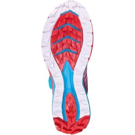 Women's Jackal II BOA Trail Running Shoe La Sportiva, White/Hibiscus