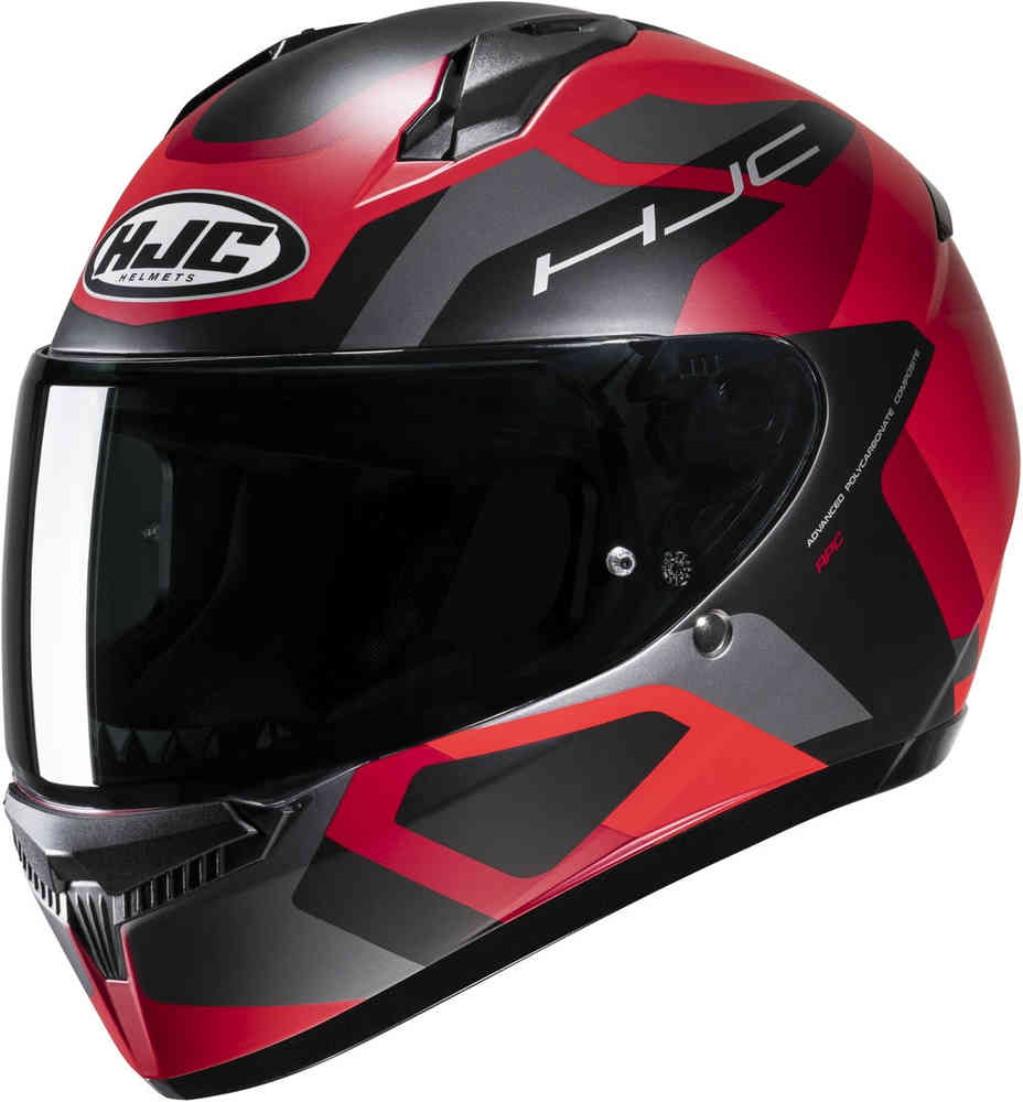 C10 Teens Helmet HJC, black red