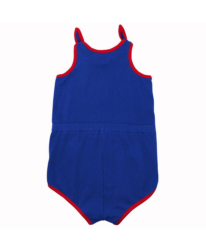 Royal Chicago Cubs Hit and Run Bodysuit for Boys and Girls Outerstuff, Blue