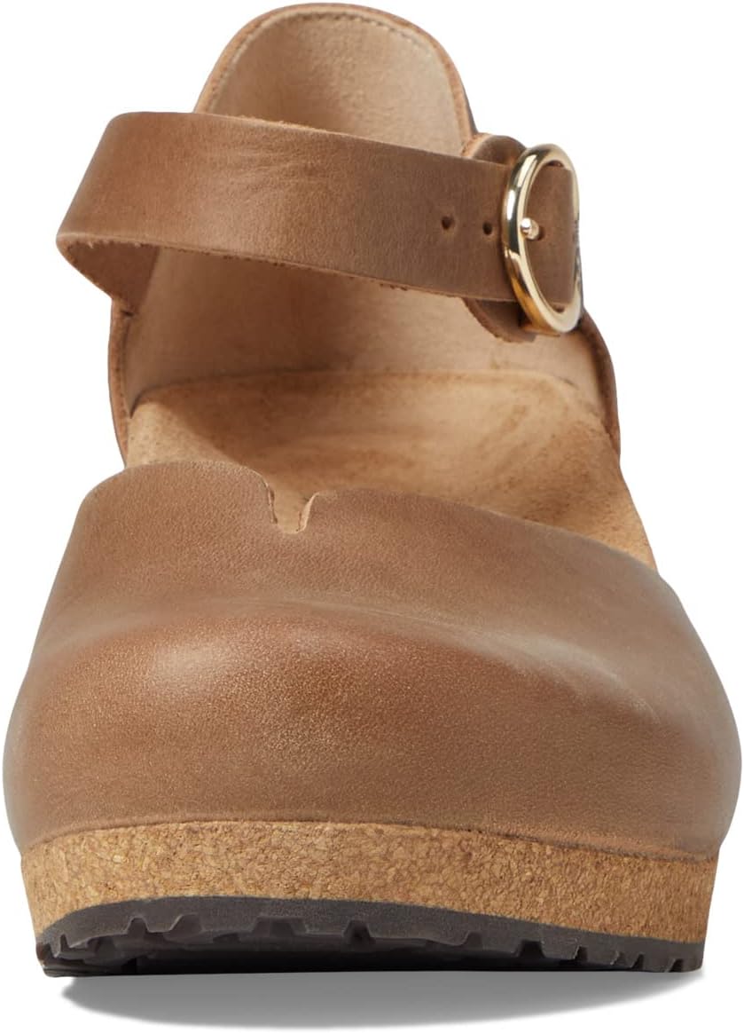 Papillio by Birkenstock Mary Wedge Sandal - Leather Birkenstock, Cognac Leather 1