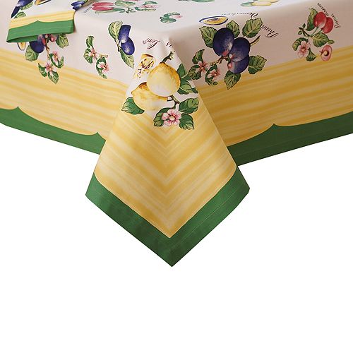 French Garden Tablecloth, 68 x 96 inches Villeroy & Boch, Multi