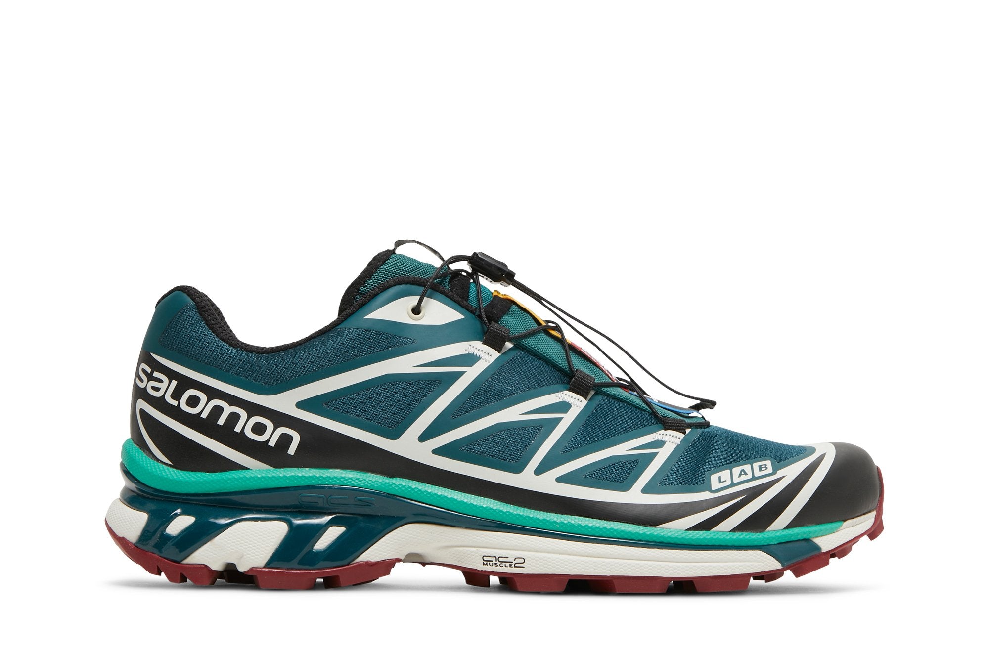 XT-6 Salomon sneakers, blue-green