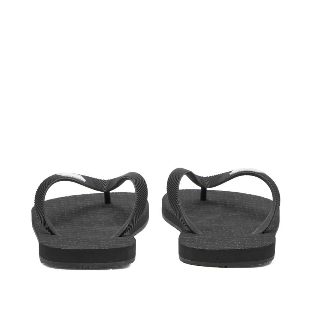 Vetements logo flip-flops, black