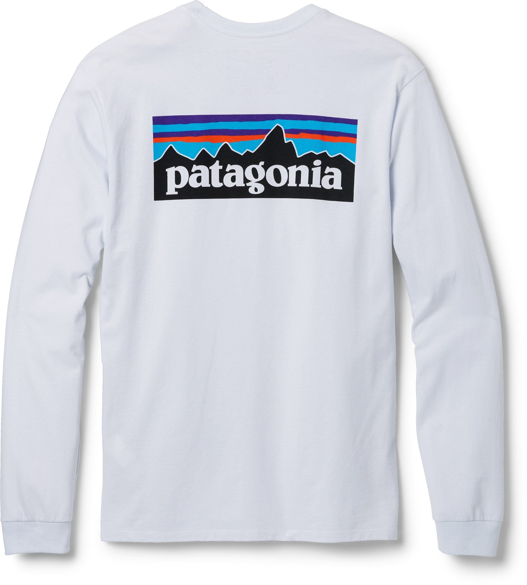 P-6 Responsibili Logo Long Sleeve T-Shirt - Men's Patagonia, White