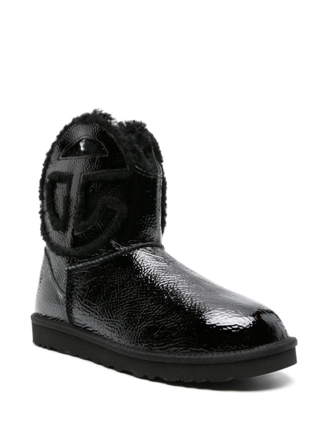 UGG Boots with Logo Patch from Collaboration with Telfar, Black