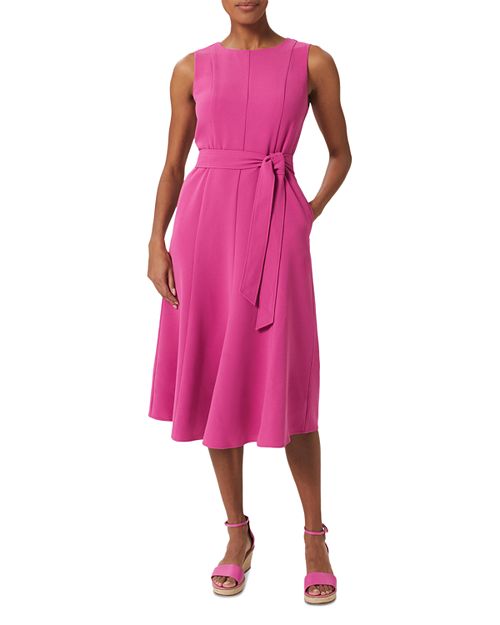 Rory Tie Waist Dress HOBBS LONDON Pink