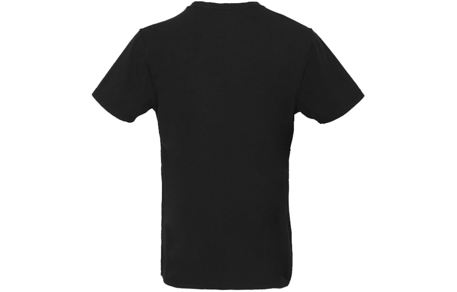 Men's T-shirt black/gold Adidas, black