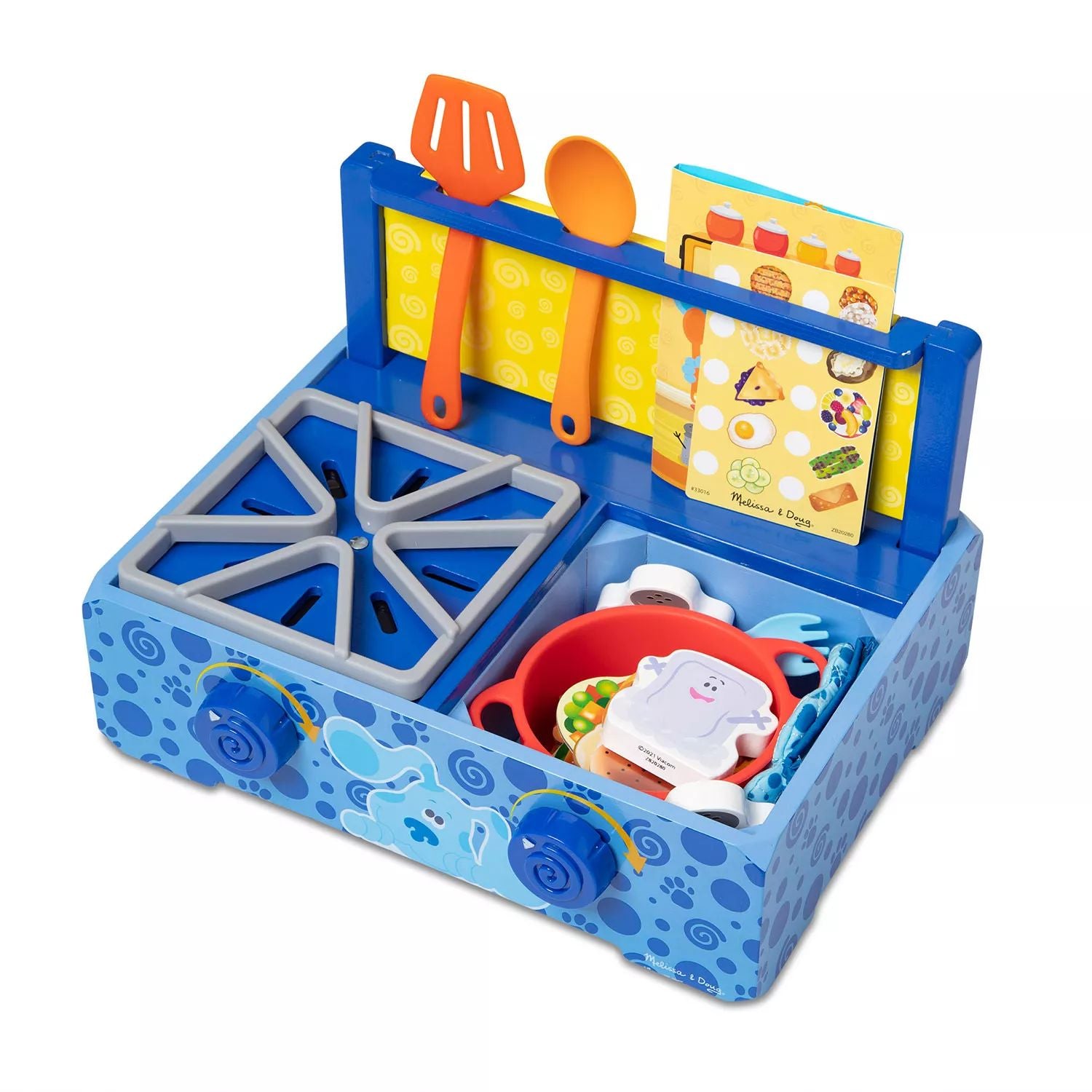 Melissa & Doug Blue and You Wooden Cooking Set Melissa & Doug