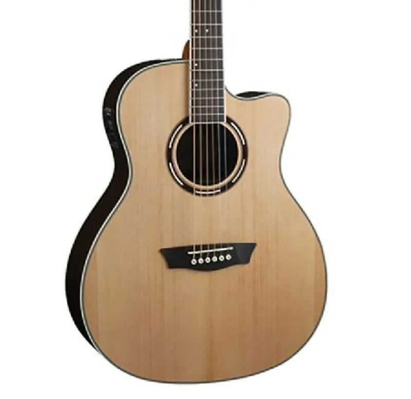 Acoustic guitar Washburn AG70CE Apprentice Series Grand Auditorium Cutaway Acoustic Electric Guitar