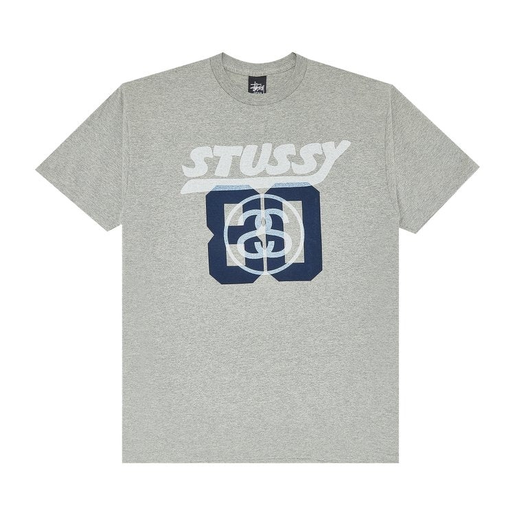 تي شيرت Stussy SS 80 'Grey Heather'، رمادي