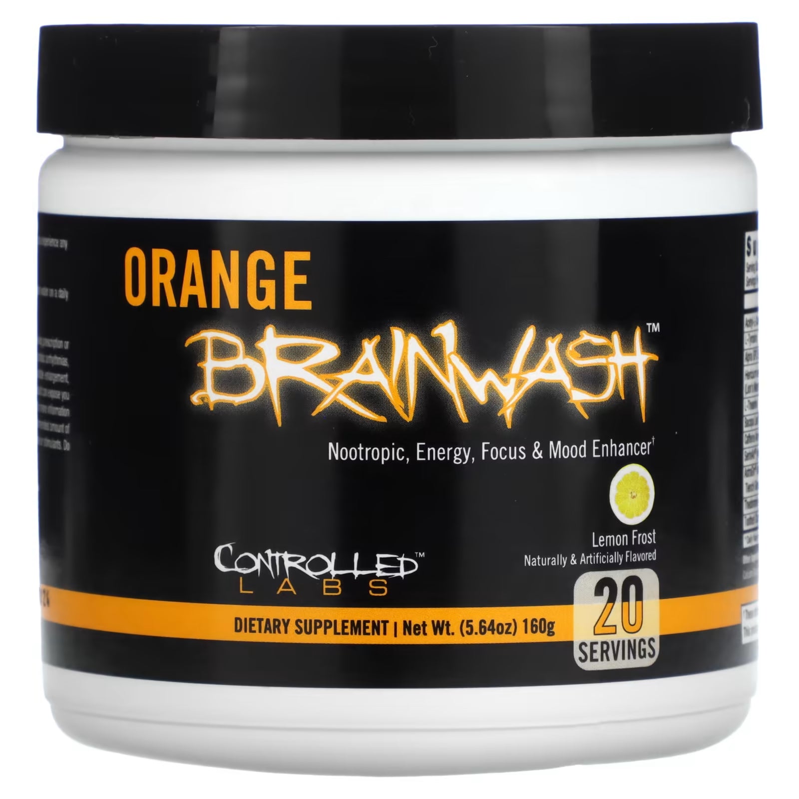 Dietary Supplement Controlled Labs Orange Brainwash Lemon Frost