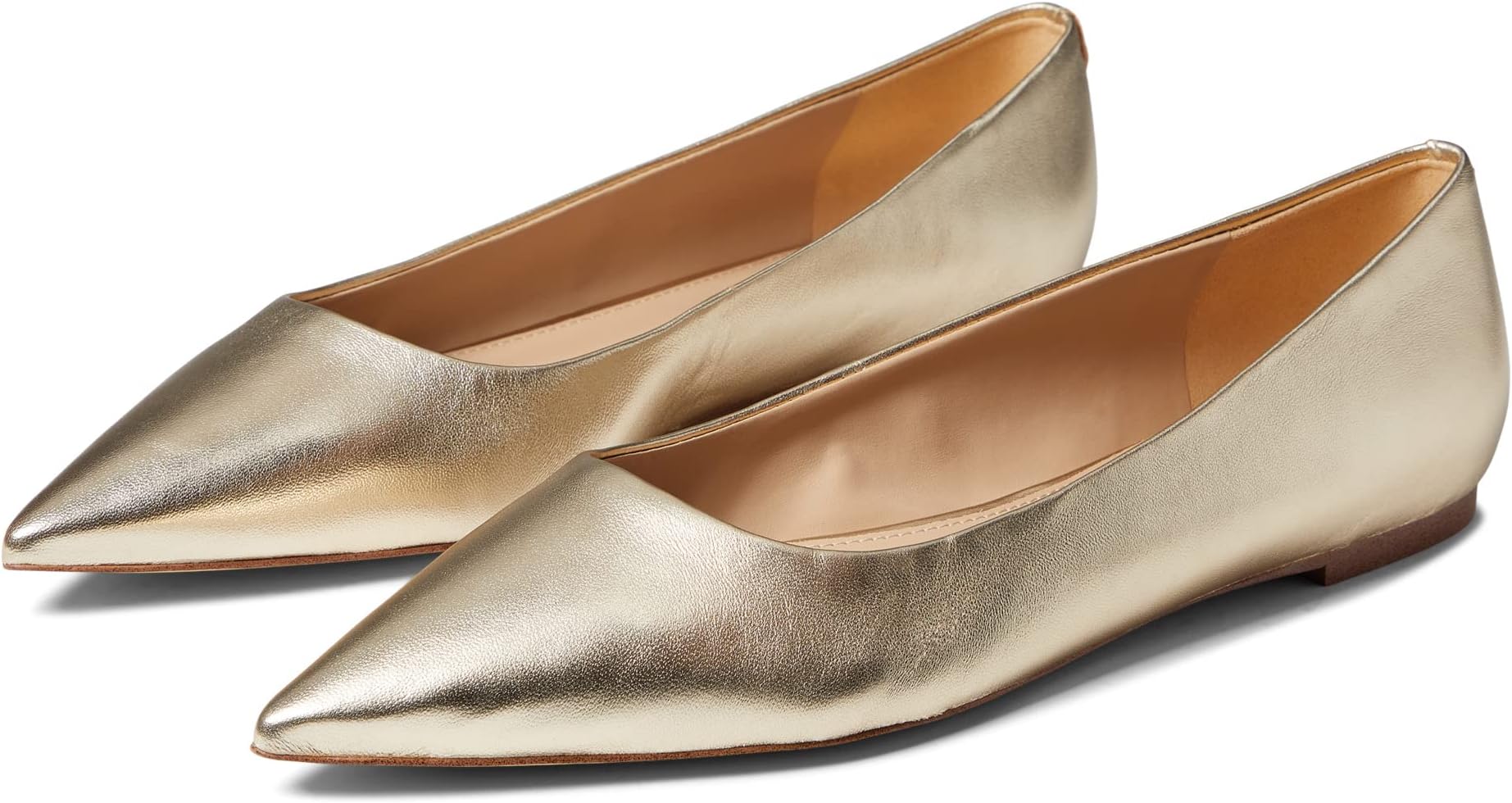 Wanda Sam Edelman ballet flats, gold