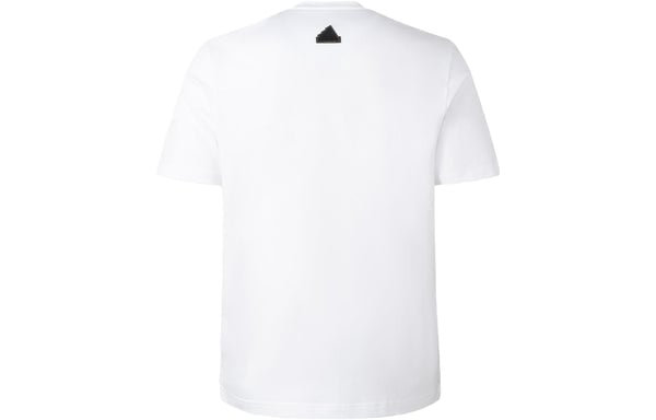 تي شيرت adidas Sportswear Future Icons Metallic T-Shirt 'White Gold'، باللون الأبيض