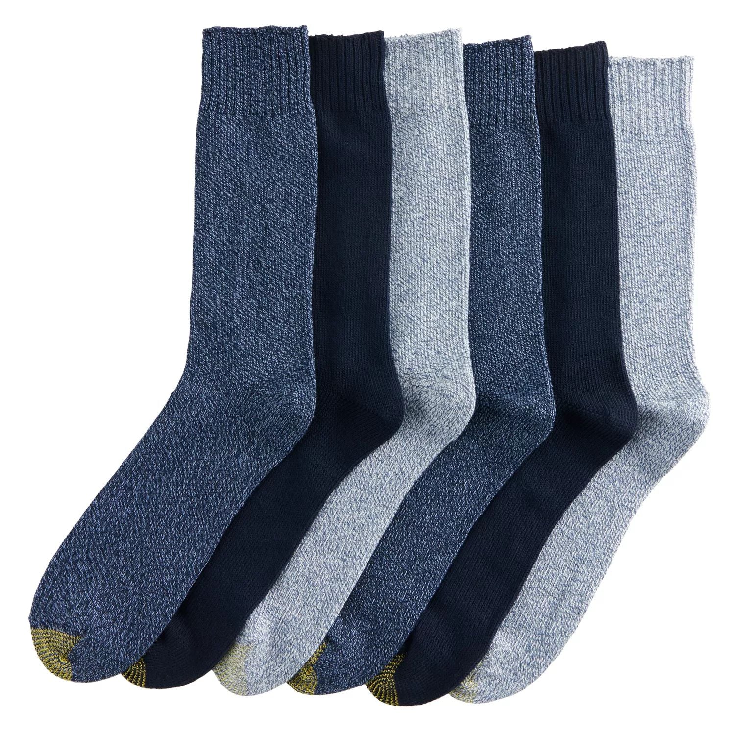 Men's long socks GOLDTOE Hudson, 6 pairs