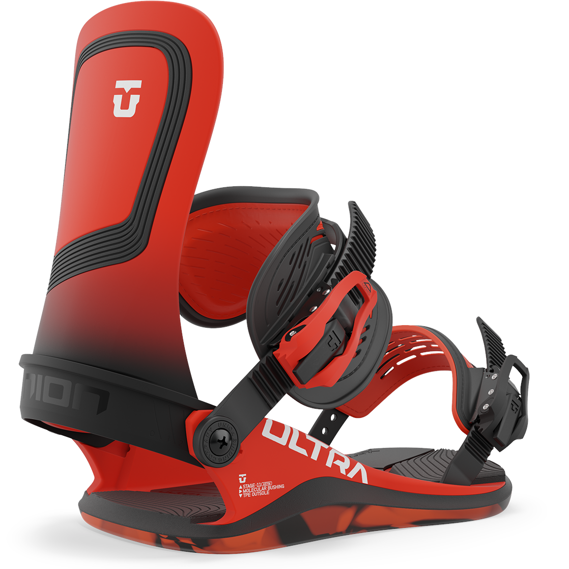 Snowboard bindings Union Ultra 2024, red