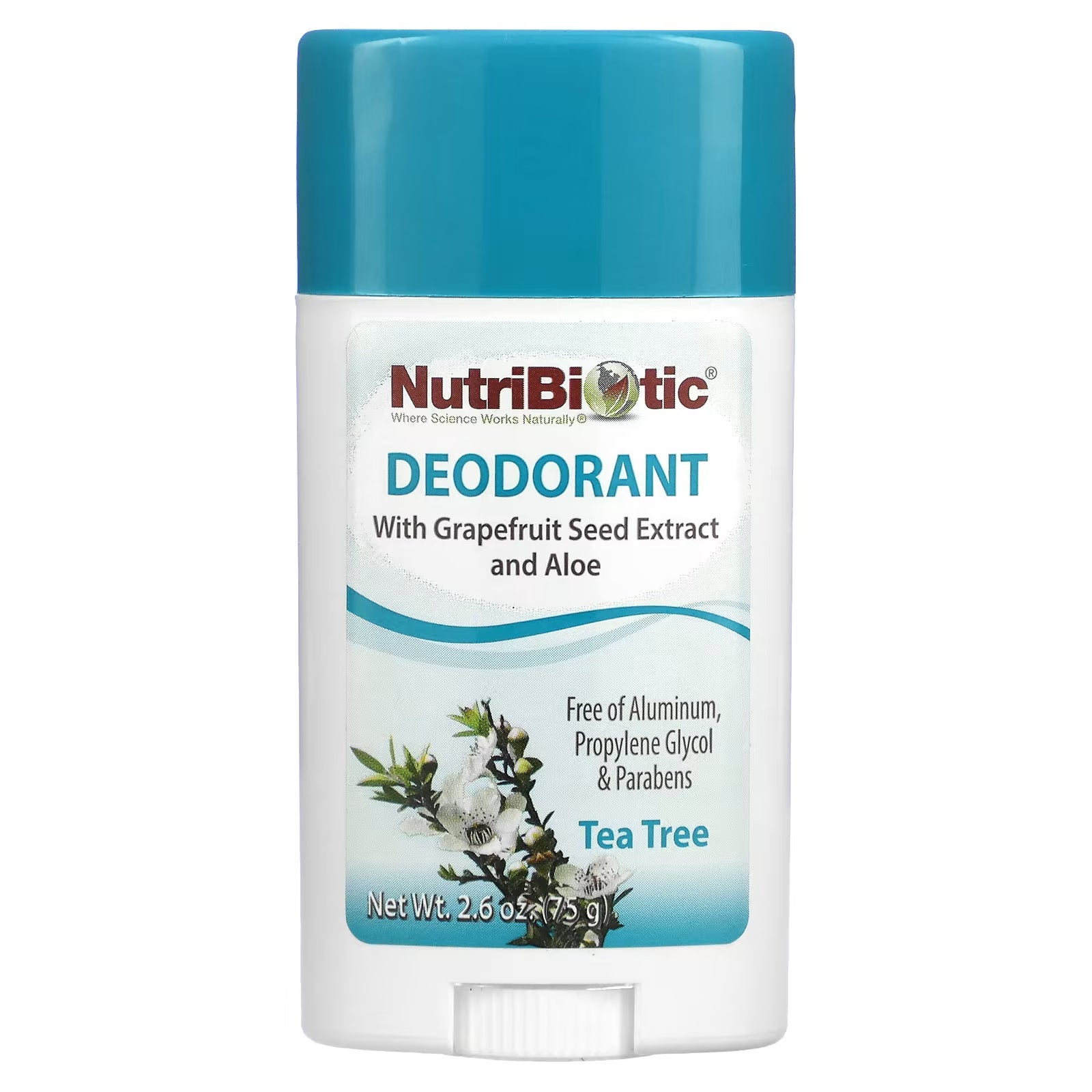 NutriBiotic deodorant tea tree, 75 gr.