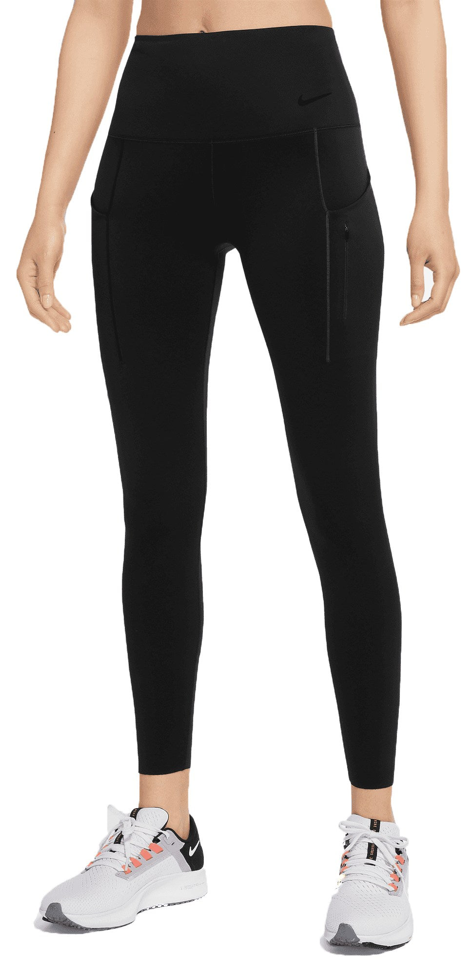 Go High Rise 7/8 Leggings - Nike Women's Black