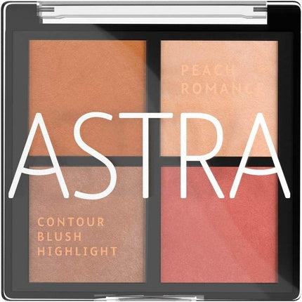 Astra Make-Up Palette Blush The Romance 0001 Peach romance, Astra Makeup