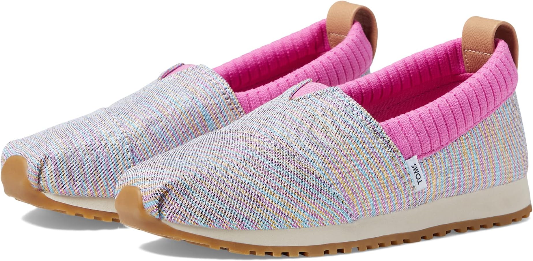 Alpargata Resident Twill Glimmer TOMS Sneakers, Pink Multi