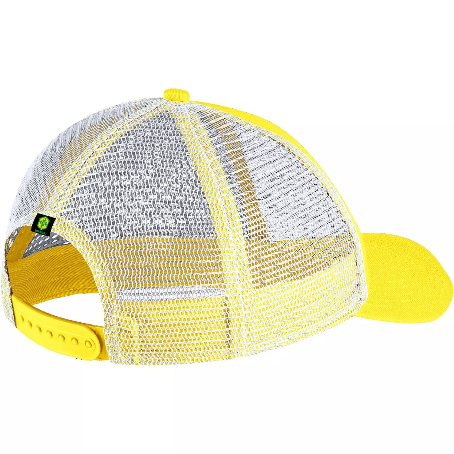 قبعة Nike Brazil National Team Classic99 Trucker Snapback للرجال باللون الأصفر