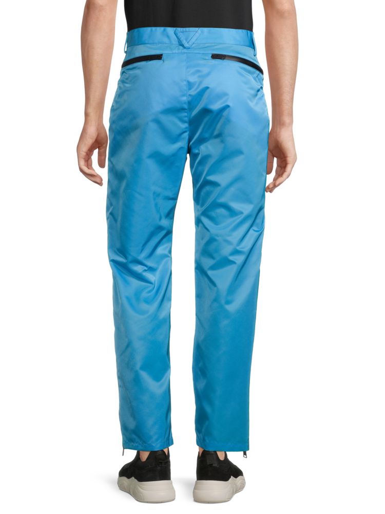 Bottega Veneta Trousers with Contrast Piping in Bright Blue