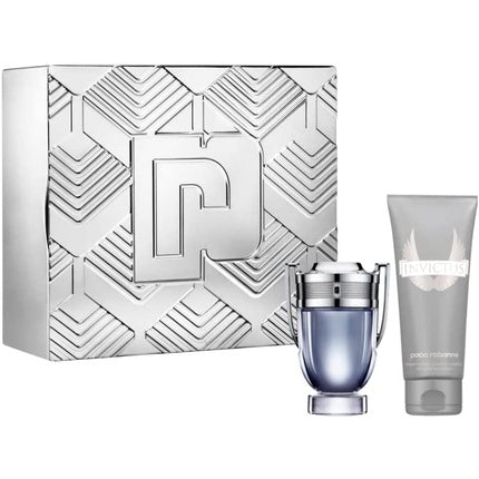 Invictus set, 2 pcs., Edt spray 100 ml and shampoo 100 ml, Paco Rabanne