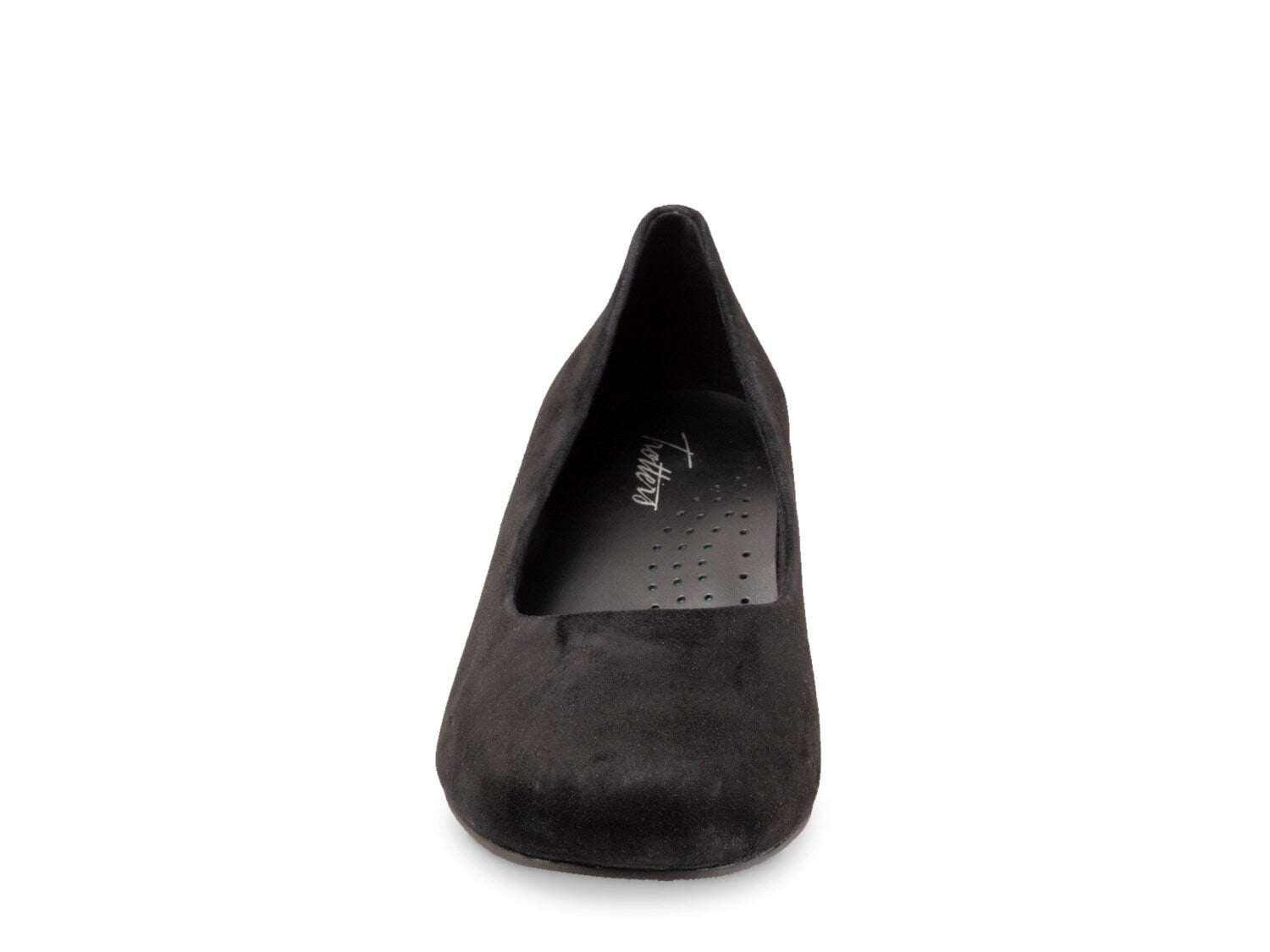 Trotters Daria suede ballet flats, black