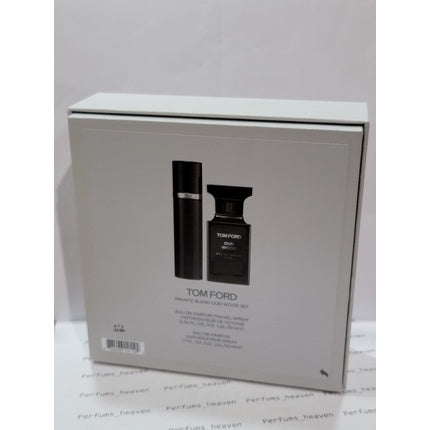 Gift set made of oud wood, eau de parfum, 1 7 oz + Travel Spray, 0.34 oz, Tom Ford