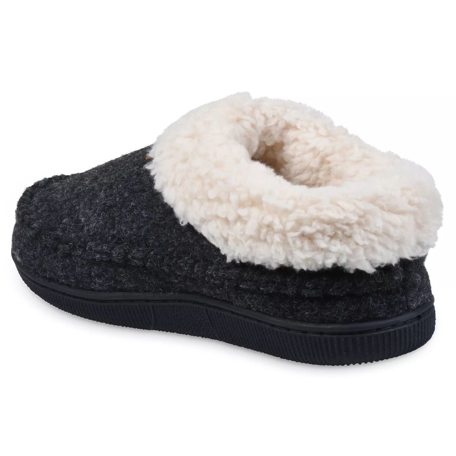 GaaHuu Women's faux wool moccasin slippers GaaHuu, gray