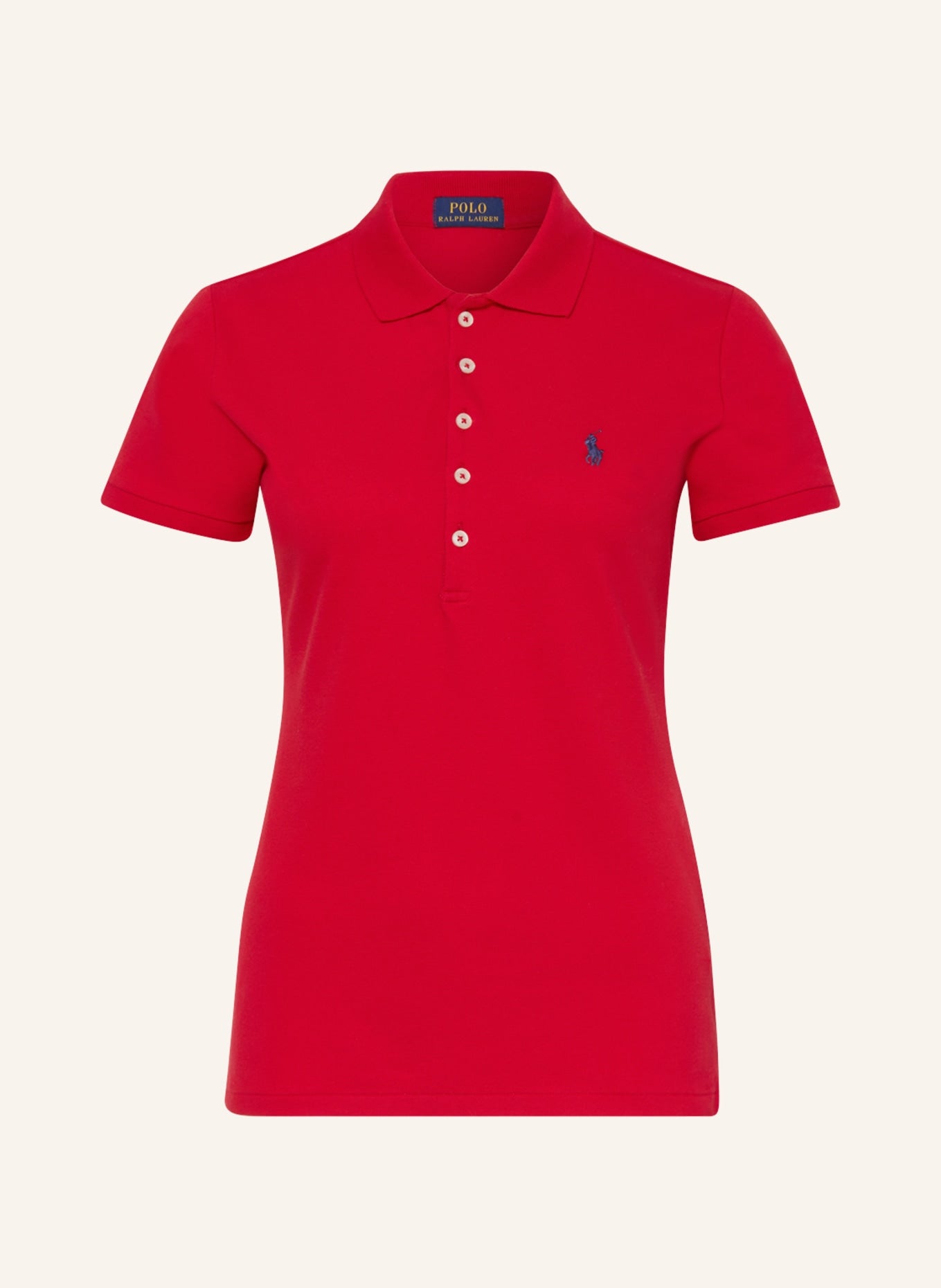 Polo shirt POLO RALPH LAUREN Piqué, red