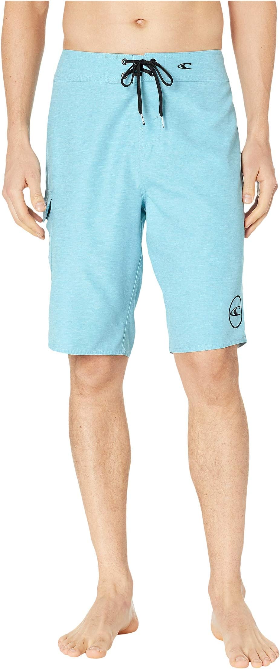 Santa Cruz Solid 2.0 O'Neill Board Shorts, Cyan 1