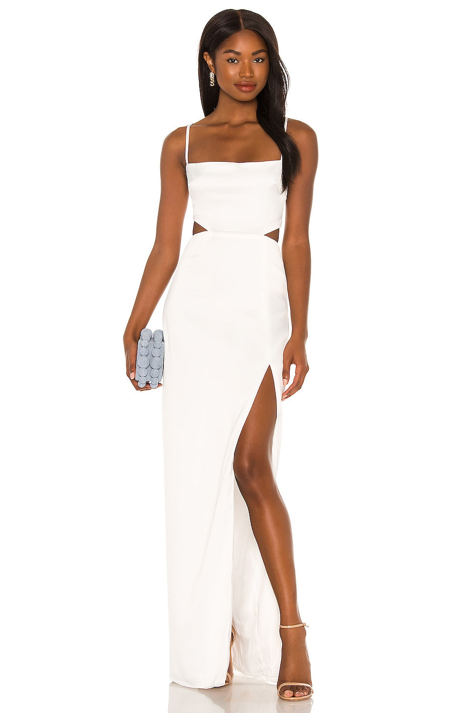 Nookie Stella Cut Out Gown Dress, Ivory