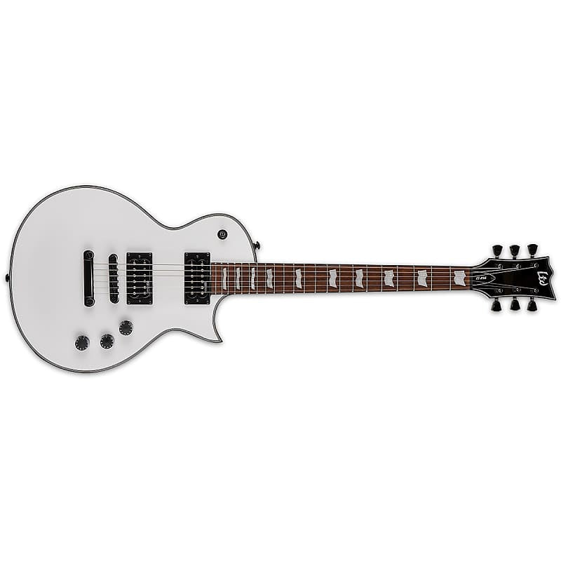 جيتار كهربائي ESP LTD EC-256 Snow White SW جيتار كهربائي EC 256 EC256 EC256SW + حقيبة حفلات مجانية