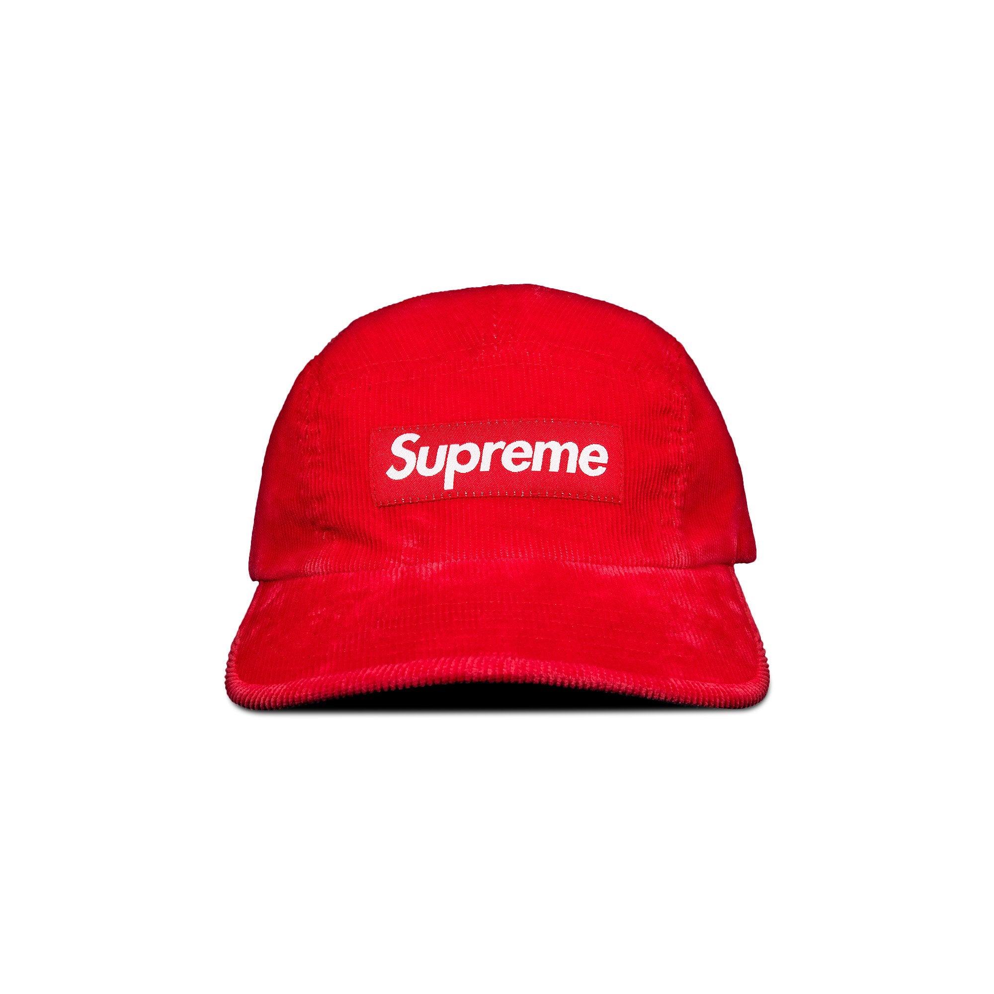 Supreme Fine Wale Corduroy Cap, Red