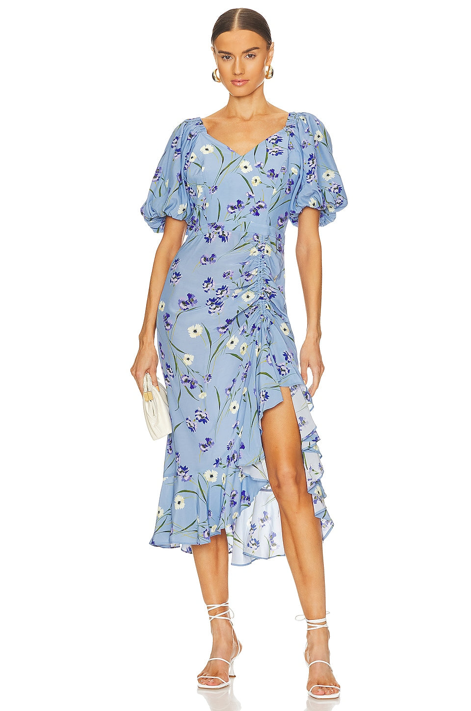 Yumi Kim Lenora Midi Dress in Meadow Mist Blue