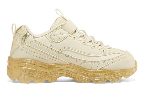 حذاء رياضي (GS) Skechers James Goldcrown x D'Lites Crystal Marathon Running Shoes 'Beige Gold'، بيج