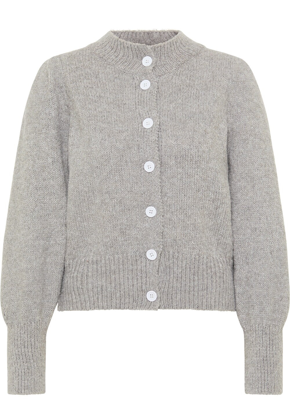 Knitted cardigan MYMO, motley gray