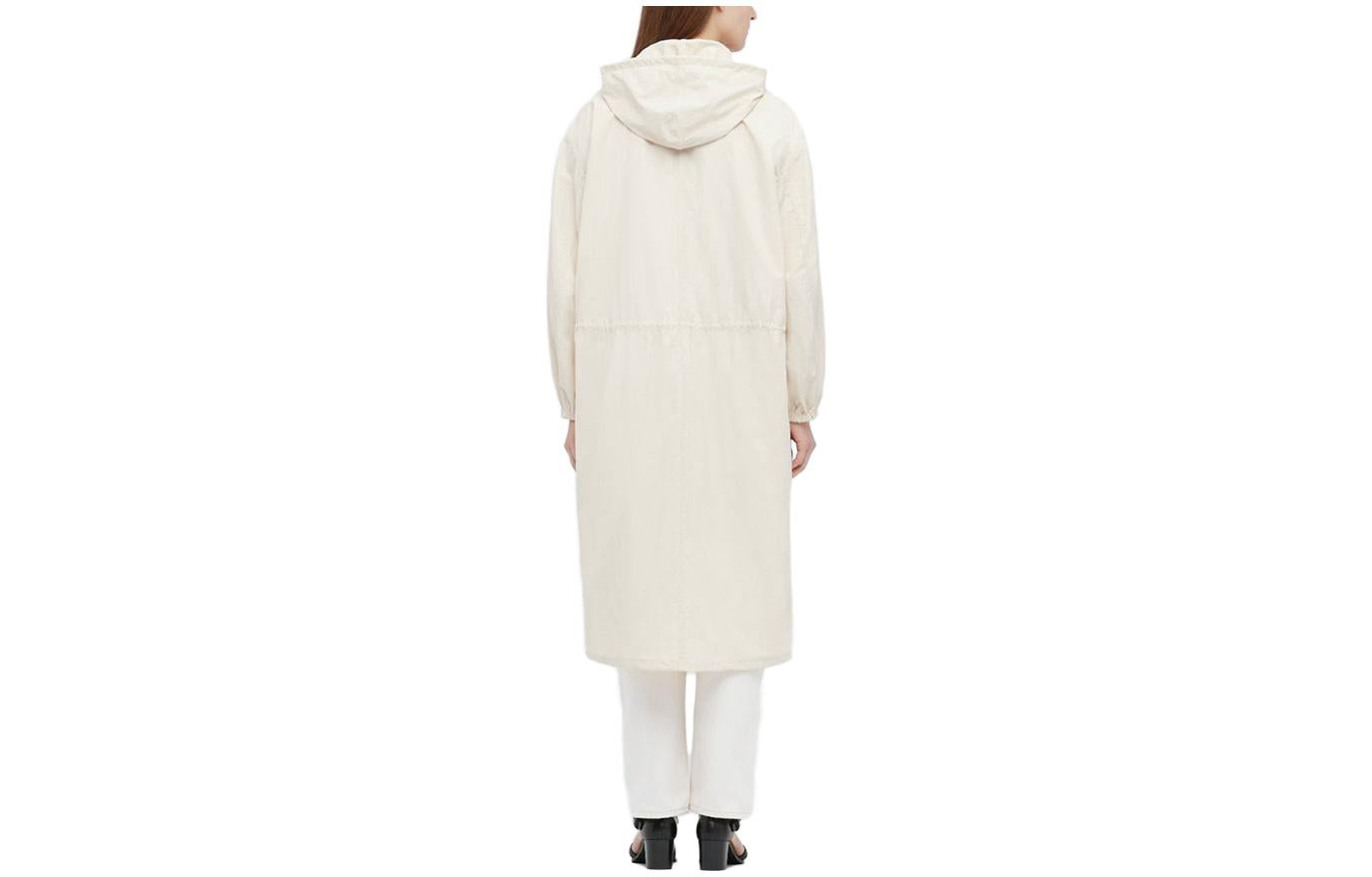 Women's Coat Off White Uniqlo