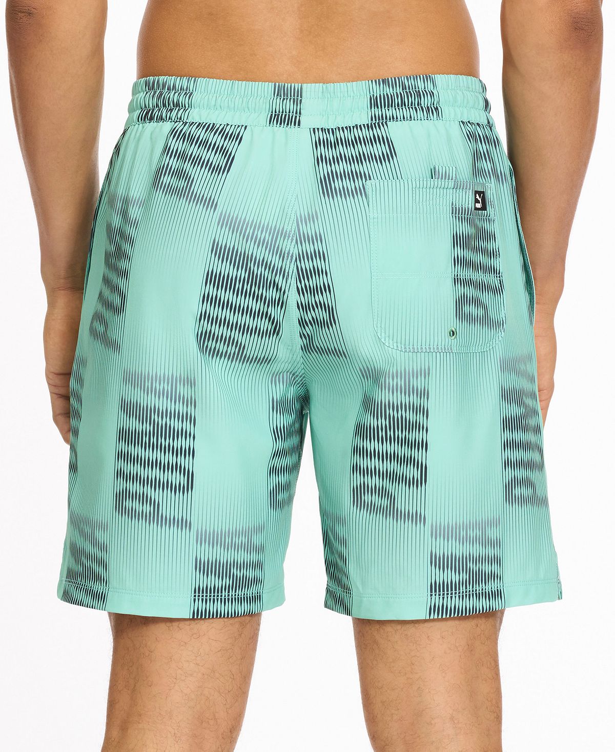 Men's 7" swimming trunks with Puma print