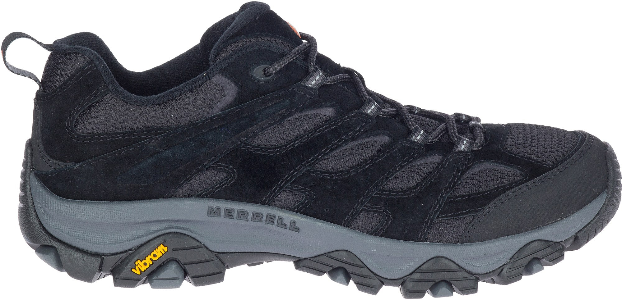 حذاء Merrell Moab 3 للرجال للمشي لمسافات طويلة، أسود