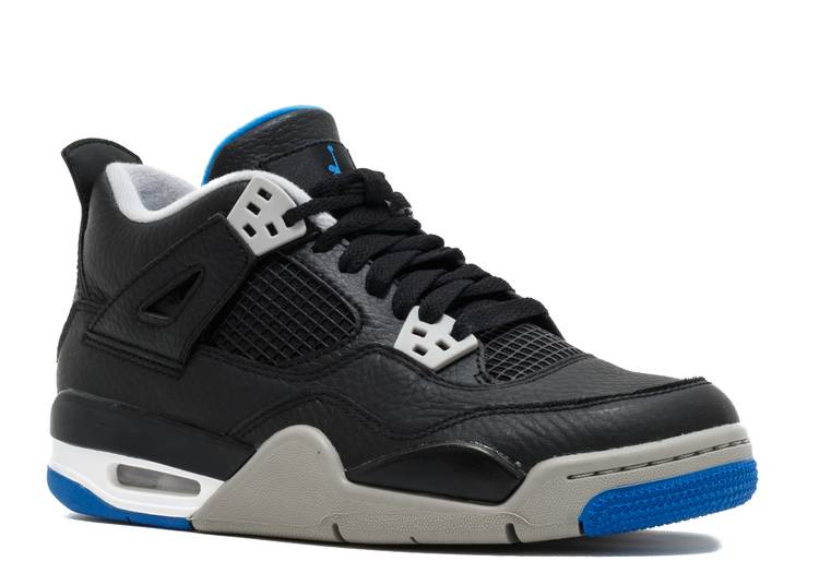 حذاء رياضي AIR JORDAN 4 RETRO BG 'MOTORSPORTS ALTERNATE'، باللون الأسود