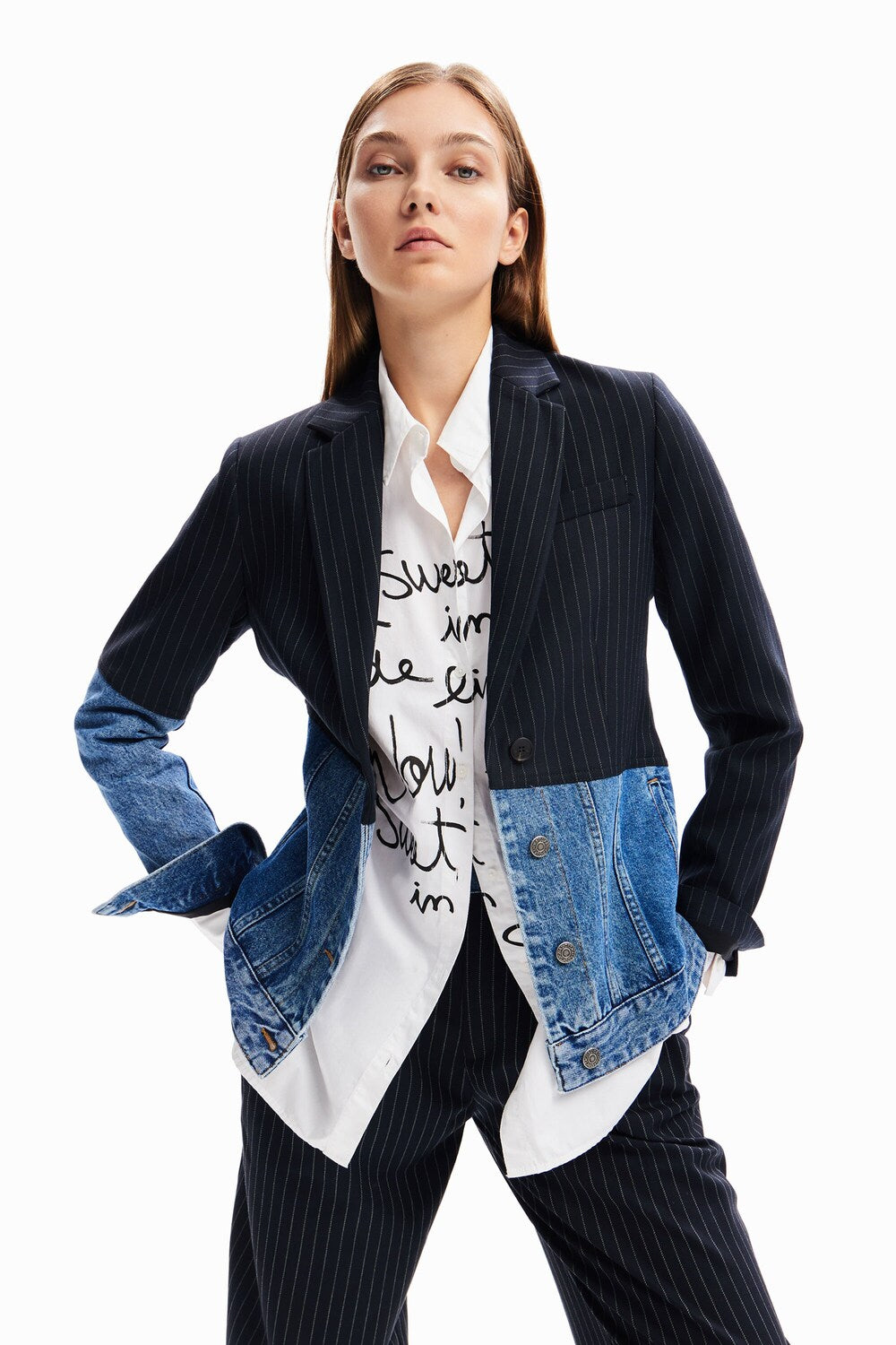 Blazer Desigual, blue