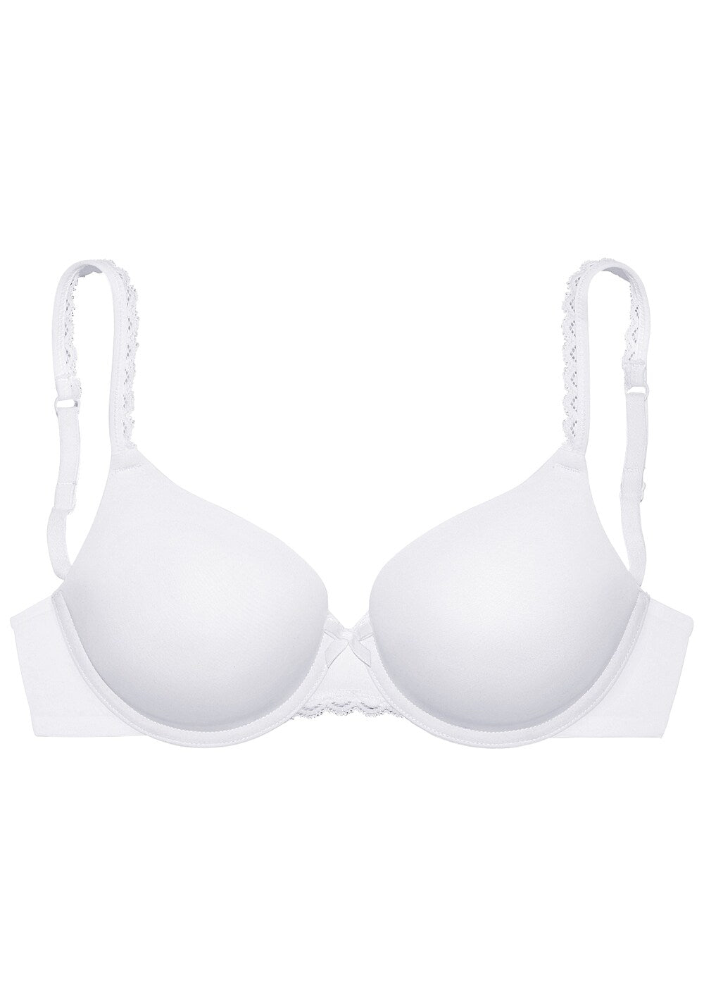 Sliver T-shirt bra, white