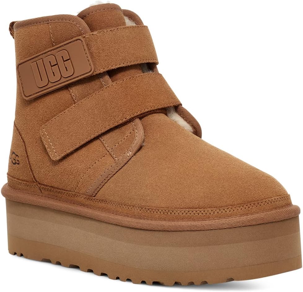 حذاء للكاحل من Neumel Platform UGG، كستنائي