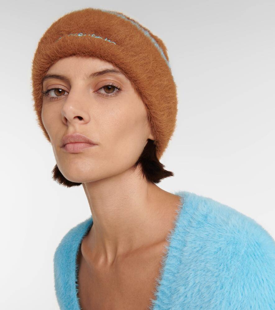 Le Bonnet Neve Jacquemus hat, brown