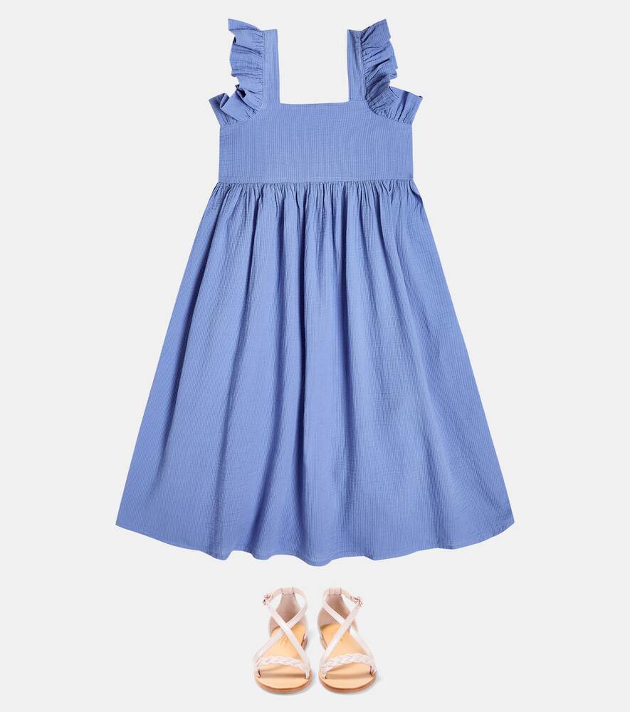 Scarlett Kalypso Cotton Morley Dress, Blue