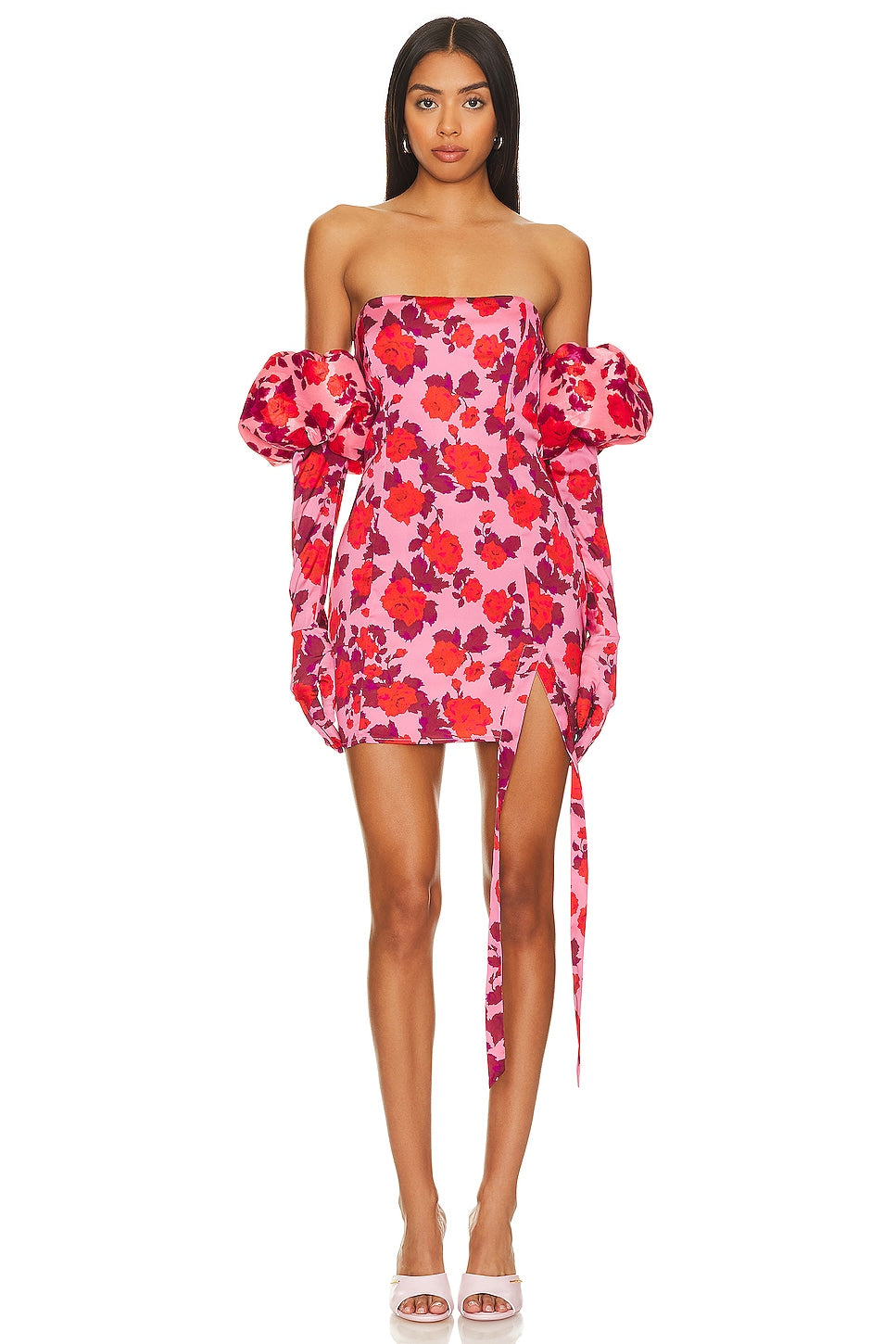 Mini dress For Love & Lemons Huda, pink